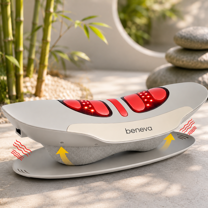 Beneva Spinal Decompression Massager with Heat, Vibration, Electrotherapy